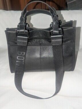 Botkier Bedford Bite Size Black Tote with Logo Straps